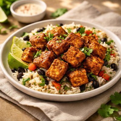 Caribbean spiced tofu