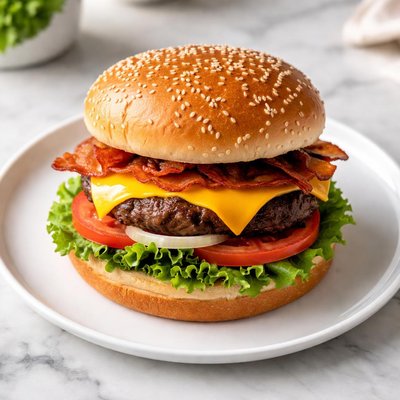 Carls jr cheeseburger