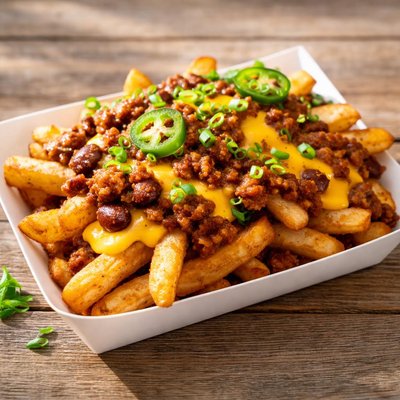 Carls jr chilli fries