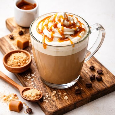 Carmal latte coffee large