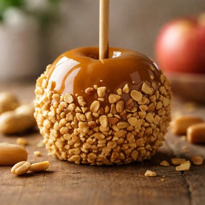 Carmel peanut apple