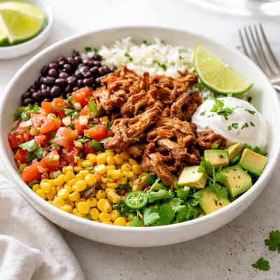 Carnitas burrito bowl