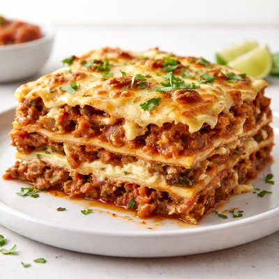 Carnitas lasagna