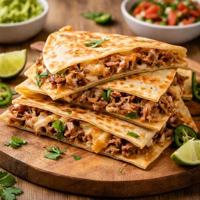 Carnitas quesadilla