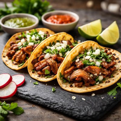 Carnitas street taco