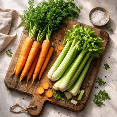 Carrot and celery