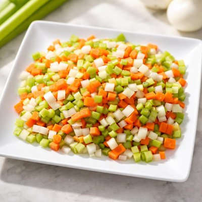 Carrot and celery and onion mix