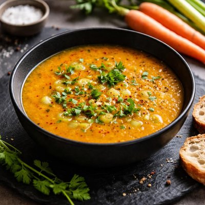 Carrot and celery soup