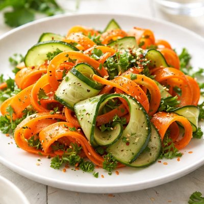Carrot and cucumber salad