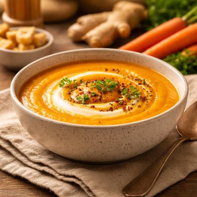 Carrot and ginger soup