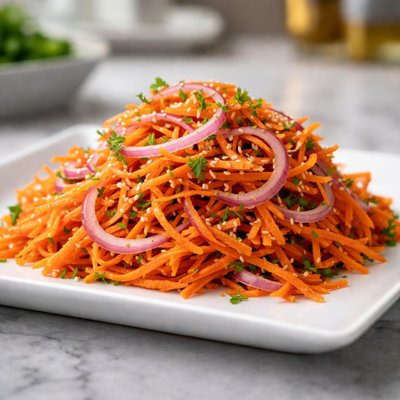 Carrot and onion salad