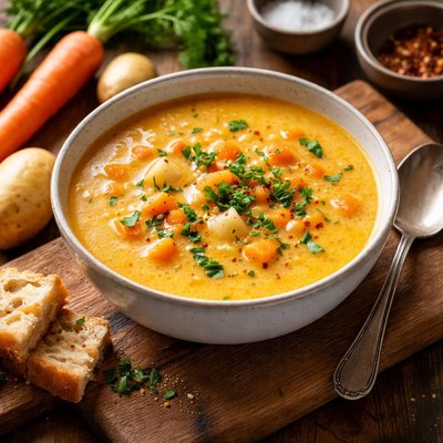 Carrot and potato soup