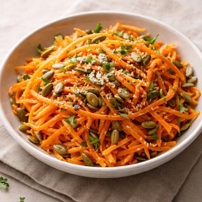 Carrot and seeds salad