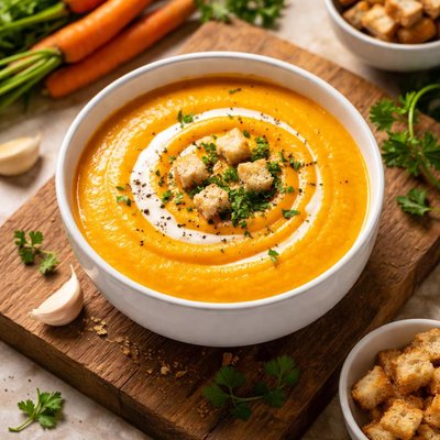 Carrot bisque soup