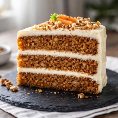 Carrot cake with cream cheese i ing