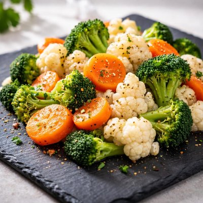 Carrot cauliflour broccoli
