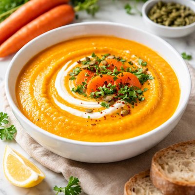 Carrot ginger soup