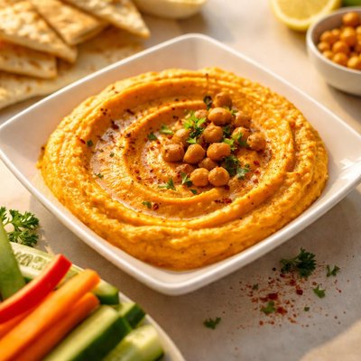 Carrot hummus