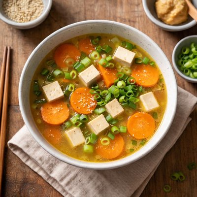 Carrot miso miso soup