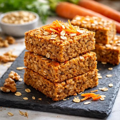 Carrot oat bar