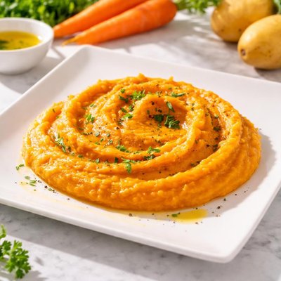 Carrot patato puree