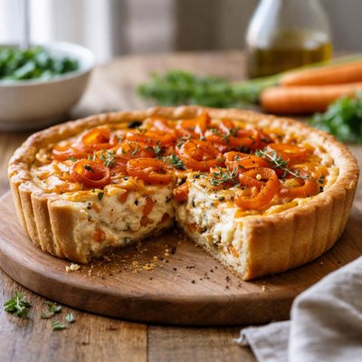 Carrot quiche