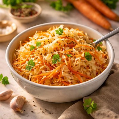 Carrot sauerkraut
