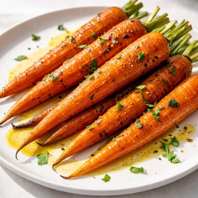 Carrot with olive oil
