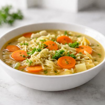 Carrots and cabbage soup