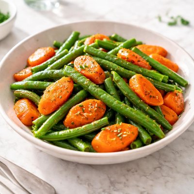 Carrots and green beans