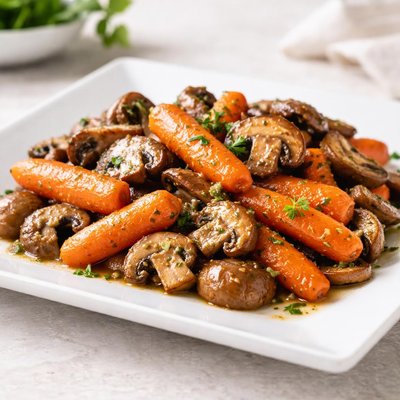 Carrots and mushrooms