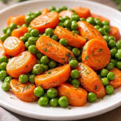 Carrots and peas