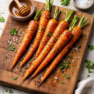 Carrots with honey