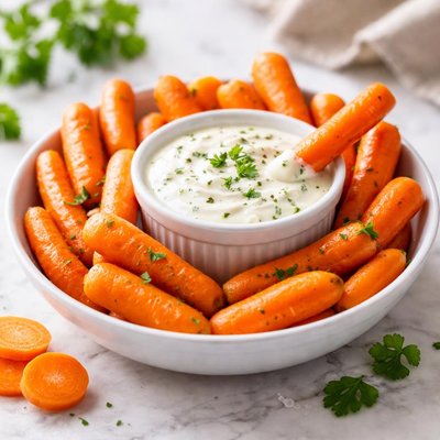 Carrots with ranch