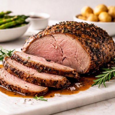 Carvery slice of lamb