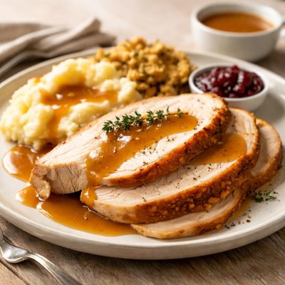 Carvery slice of turkey