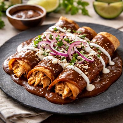 Casa don diegos enchilada de mole