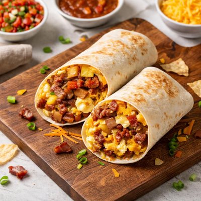 Caseys loaded breakfast burrito