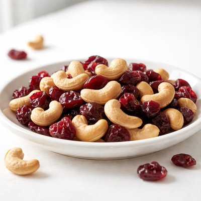 Cashew and cranberry