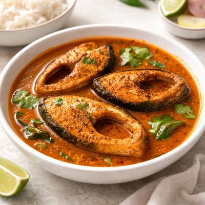 Catla fish curry