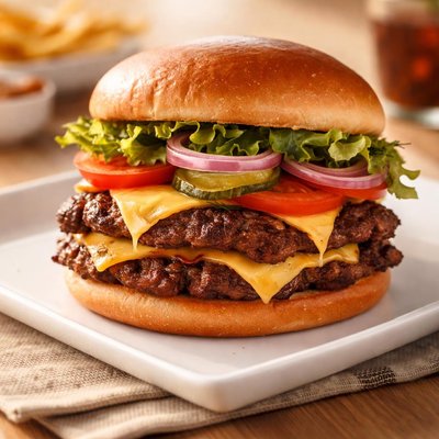 Cattlemans frozen smash buger