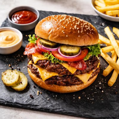 Cattlemans frozer smash buger