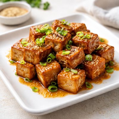 Cauldren marinated tofu