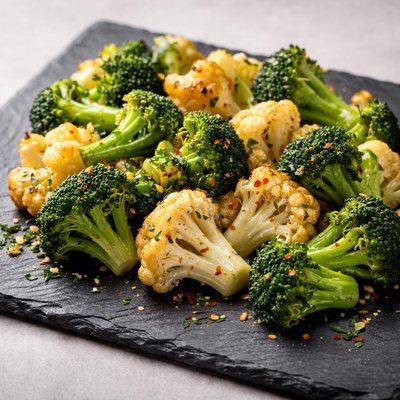 Cauliflower and broccoli