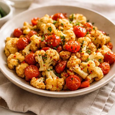 Cauliflower and tomato mix