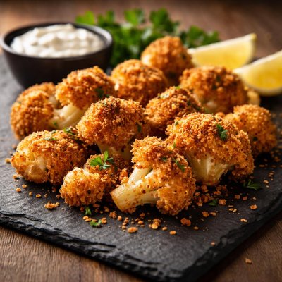 Cauliflower breaded