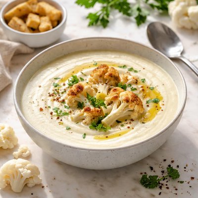 Cauliflower cream soup
