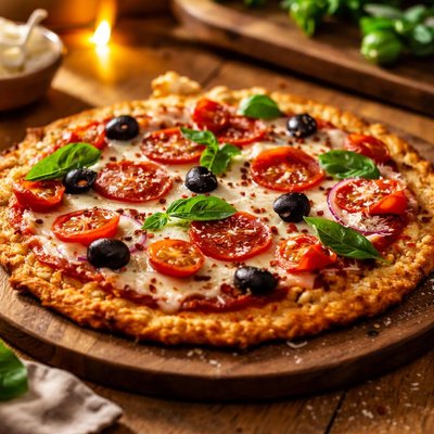 Cauliflower crust italian pizza