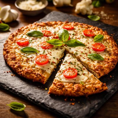 Cauliflower gluten free crust