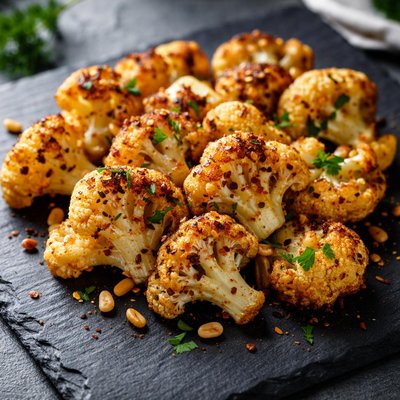 Cauliflower in seasoning